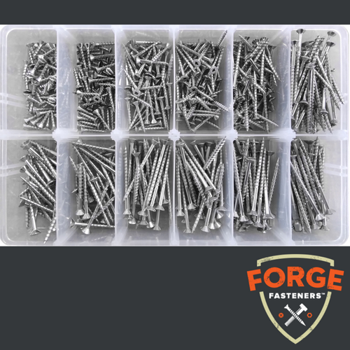 KIT SCREW SUREFIX SQR S/S 304 S/STEEL
